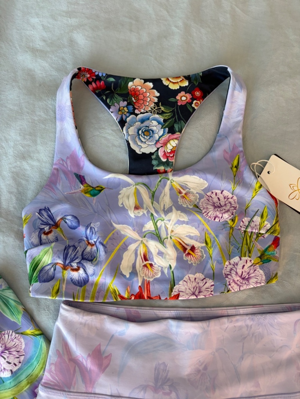 Floral Sports bra (reversible) - Johnny Was Bee Active